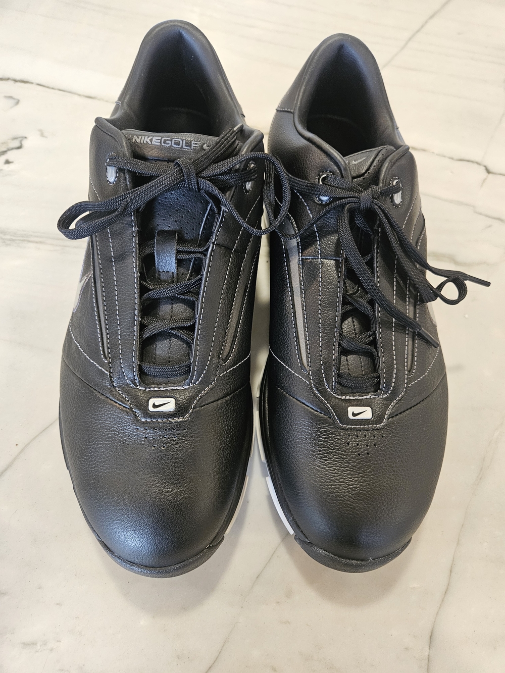 Nike Air Tac Men’s Performance Golf Shoes Black Silver 379224-001 Size 11.5